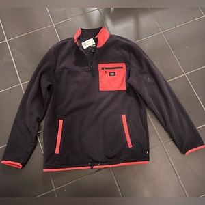 Mens Vans 1/4 zip fleece